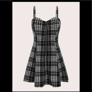 Black and white dress